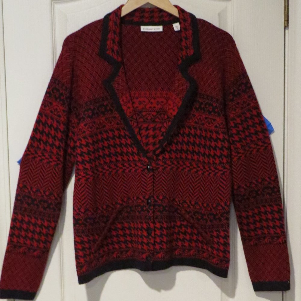 NWOT Coldwater Creek Collared Cardigan Sweater Size XL (18)
